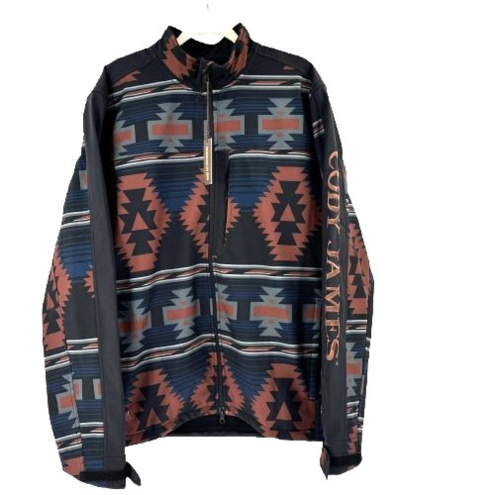 NEW Cody James Southwestern‎ Softshell Jacket Men's XXL Aztec Landman Full Zip